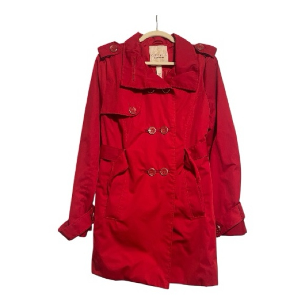 Covington Taffeta Red Rain Coat